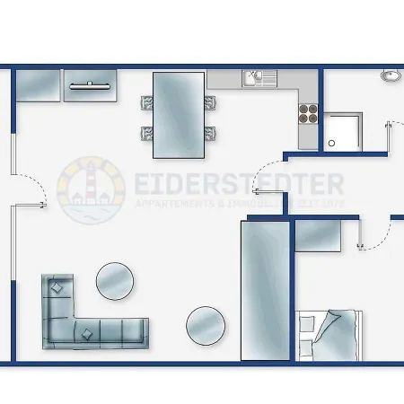 Apartment Wohnung 253 Frische Brise Id 011 Sankt Peter-Ording